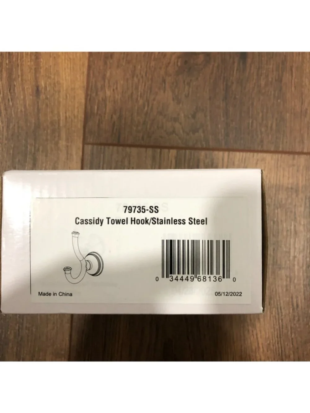 Delta Cassidy Towel Robe Hook Bath Hardware Accessory Stainless Steel 79735-SS